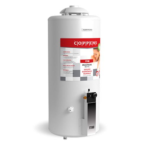 Termotanque Coppens Ttq80 Multigas Carga Superior 80l