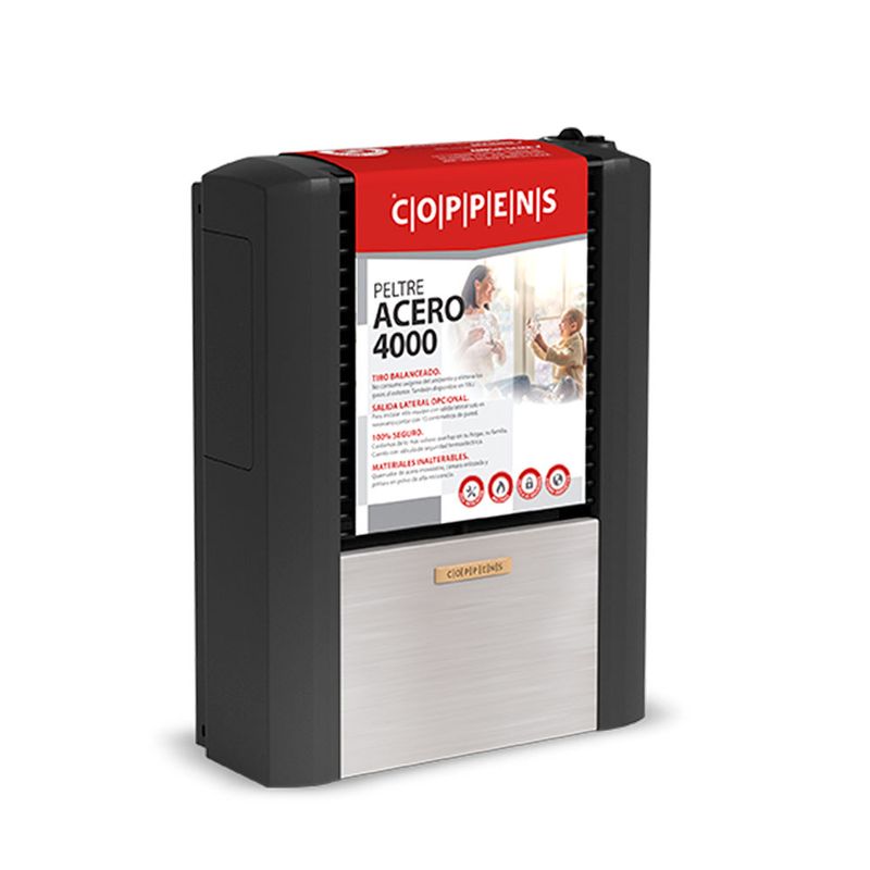 CALEFACTOR-COPPENS-PELTRE-II-ACERO-4000-TB-IZQUIERDO-MULTIGAS