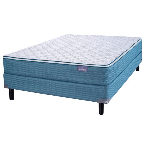 Colchon + Sommier Galia 140x190x40  Azul