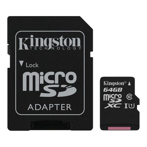 Memoria Kingston Microsd  64gb  C10