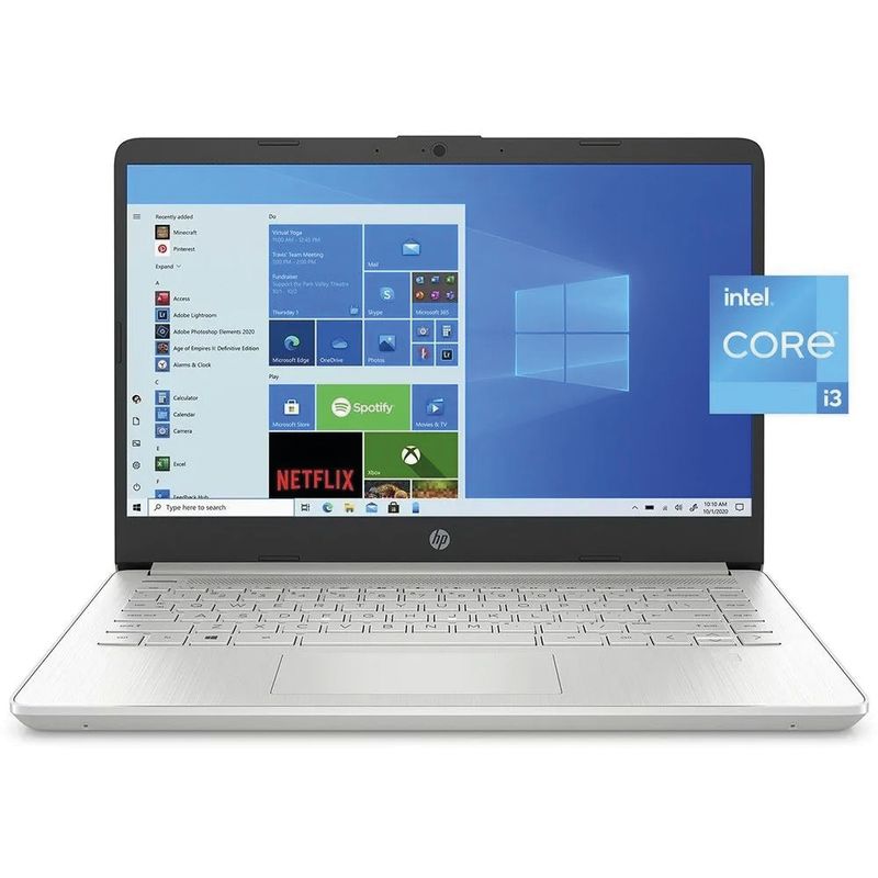 NOTEBOOK-HP-DQ2055WM-I3-4G-256G-SSD-14--W10-SILVER