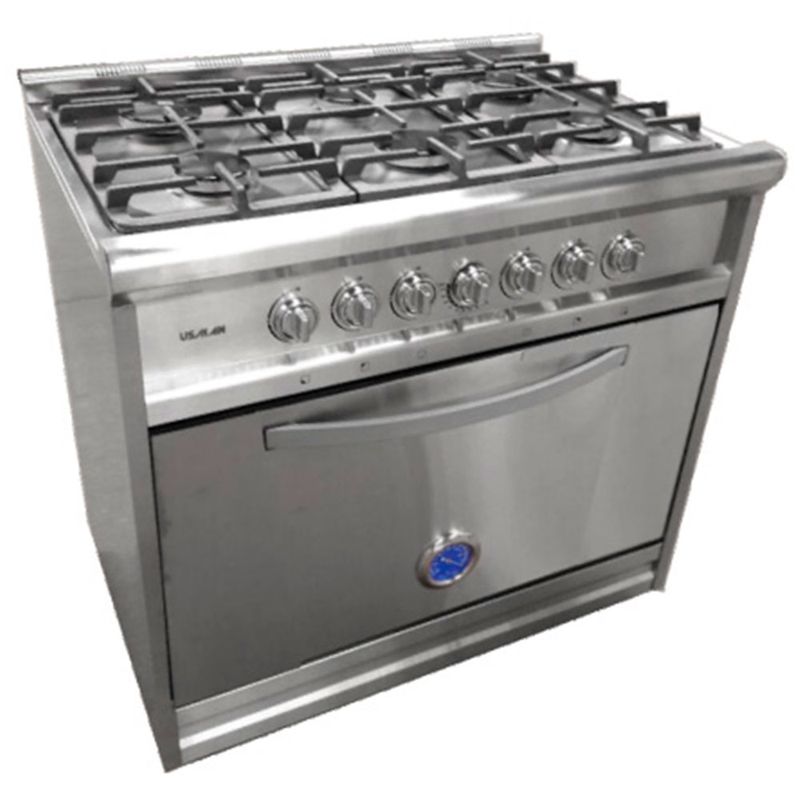 COCINA-USMAN-IRINA-PUERTA-CIEGA-900-6-HORNALLAS-90CM-INOXIDABLE
