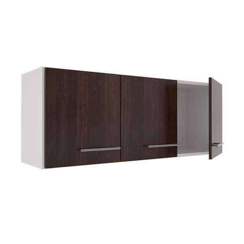 Alacena Orlandi 3036 1.20m  Blanco/wengue