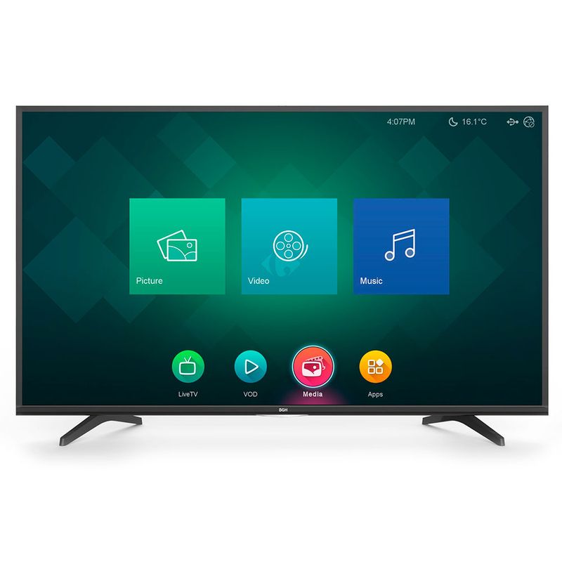 smart Tv Bgh 32'' Hd Control Por Voz Y Android - Hiperaudio y TV