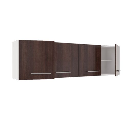 Alacena  Orlandi 3008 1.60m Blanco/wengue