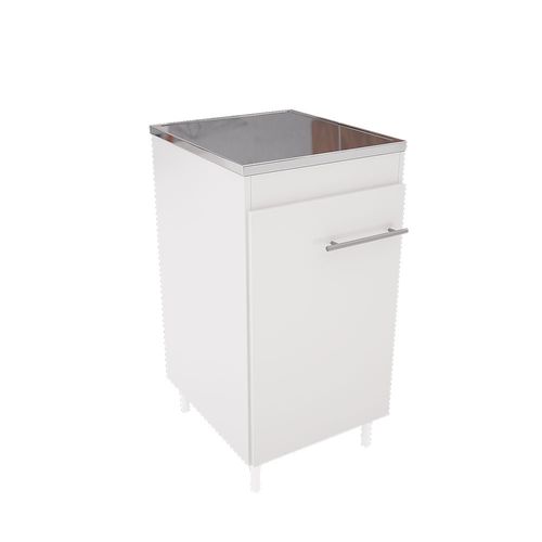 Bajo Mesada Orlandi 3054 0.40m Blanco - No Incluye Bacha