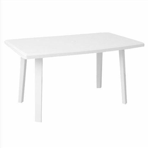 Mesa Laury 14469 Rectangular 137x79 Blanca Patas Desmontables