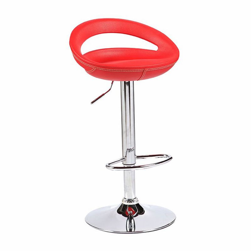 BANQUETA-LAURY-15707-ROJA-ASIENTO-PVC