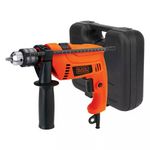 TALADRO-BLACK-y-DECKER-PERCUTOR-HD555K-AR-550W-CON-MALETIN