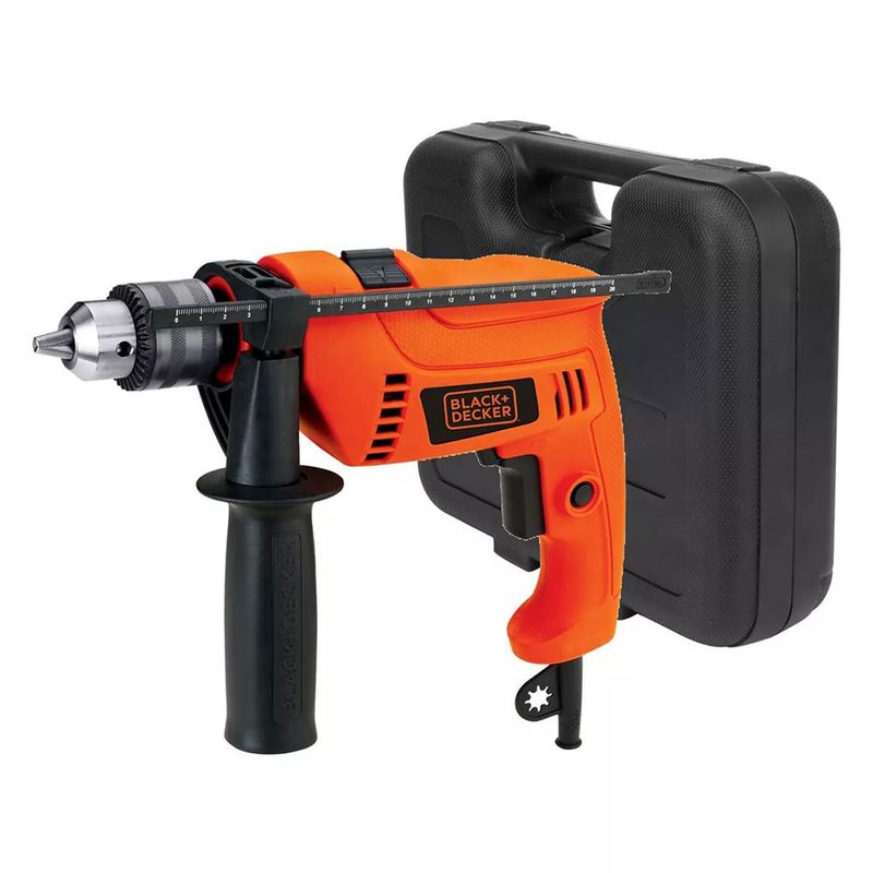 TALADRO-BLACK-y-DECKER-PERCUTOR-HD555K-AR-550W-CON-MALETIN