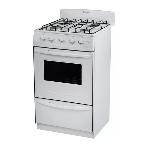 Cocina Escorial Candor S2 Blanca Gas Natural