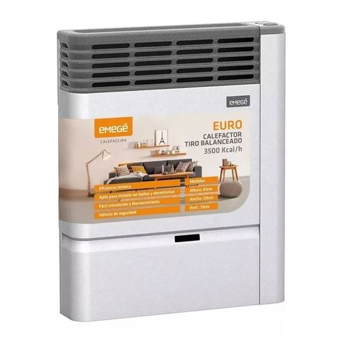 Calefactor Emege Euro 2135tb 3500 Tb Multigas