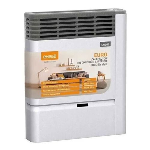 Calefactor Emege Euro 3150 Sce 5000 Multigas