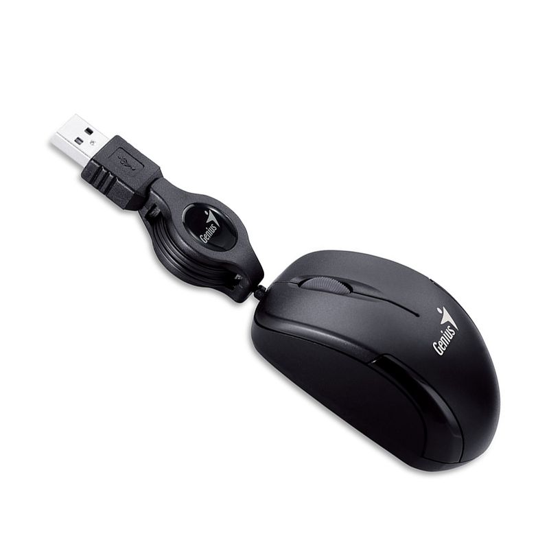 MOUSE-GENIUS-400632-MICROTRAV-USB-BLACK