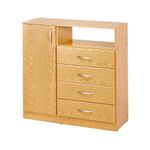 CHIFONIER-PLATINUM-921-6-4-CAJONES-1-PUERTA-ROBLE