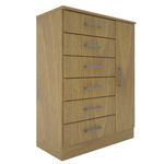 CHIFONIER-ORLANDI-176-6-Cajones-1-Puerta-090Mts-Roble