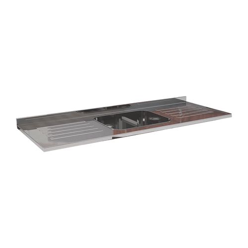 Mesada Orlandi 40 Central 1.20 M Acero Inoxidable