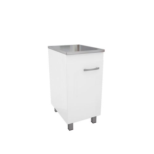 Bajo Mesada Orlandi 614 Premium 0,40m Blanco - No Incluye Bacha