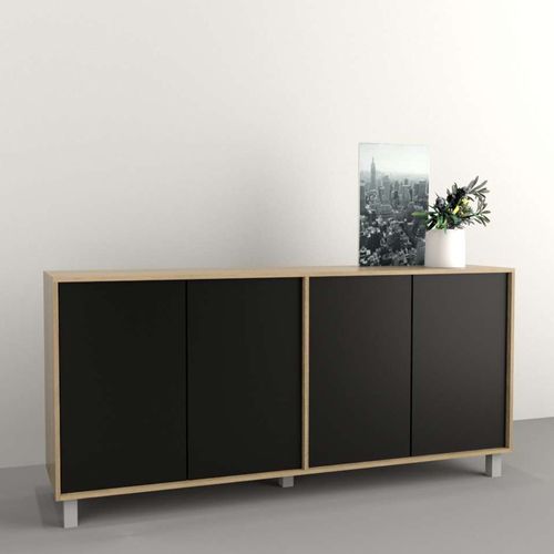 Bahiut Tables 7008 1.80m  Olmo/negro