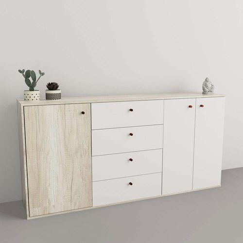 Bahiut Tables 7010 1.75m  Nevado/blanco