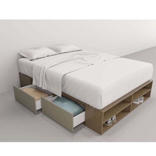 Sommier Box Tables 6442 Nogal/gris