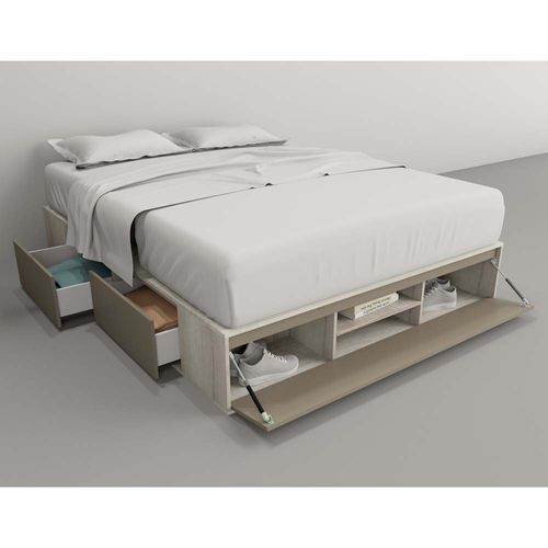 Sommier Box Tables 6443 Nogal/ Gris