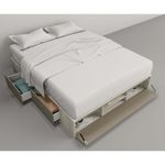 SOMMIER-BOX-TABLES-6443-160-4C-1P-NEVADO-GRIS