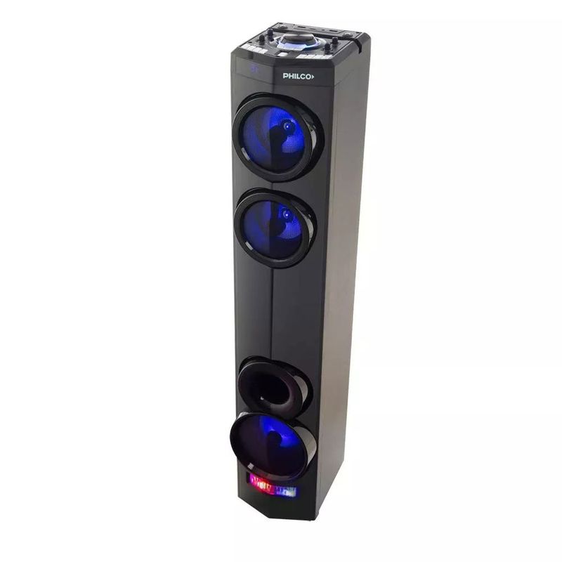 PARLANTE-PHILCO-TAP350-USB-BT-SD-3000W