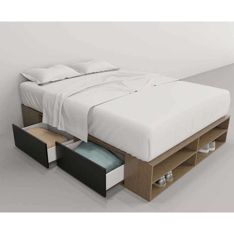 SOMMIERBOXTABLES6442NOGAL/NEGRO