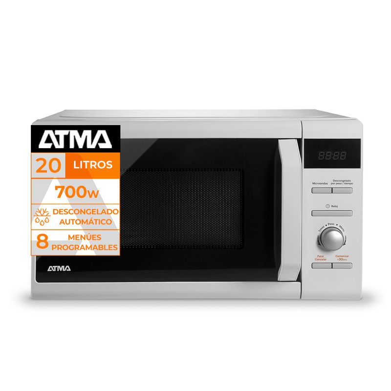 MICROONDAS-ATMA-MD1720N-DIGITAL-700-W-20L