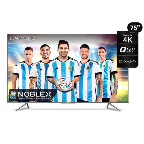 Smart Tv Noblex 75' Led Dq75x9500 Black Series 4k Google Tv
