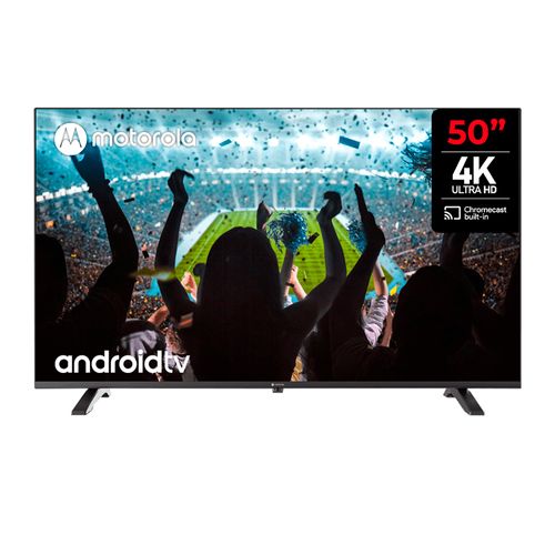 Smart Tv Motorola 50' Led Mt50y003a1b 4k Fhd Android Tv