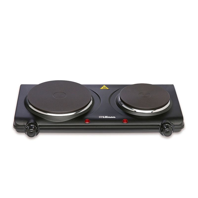 Anafe-Liliana-Electrico-AA902-2-hornallas-2400w-Negro