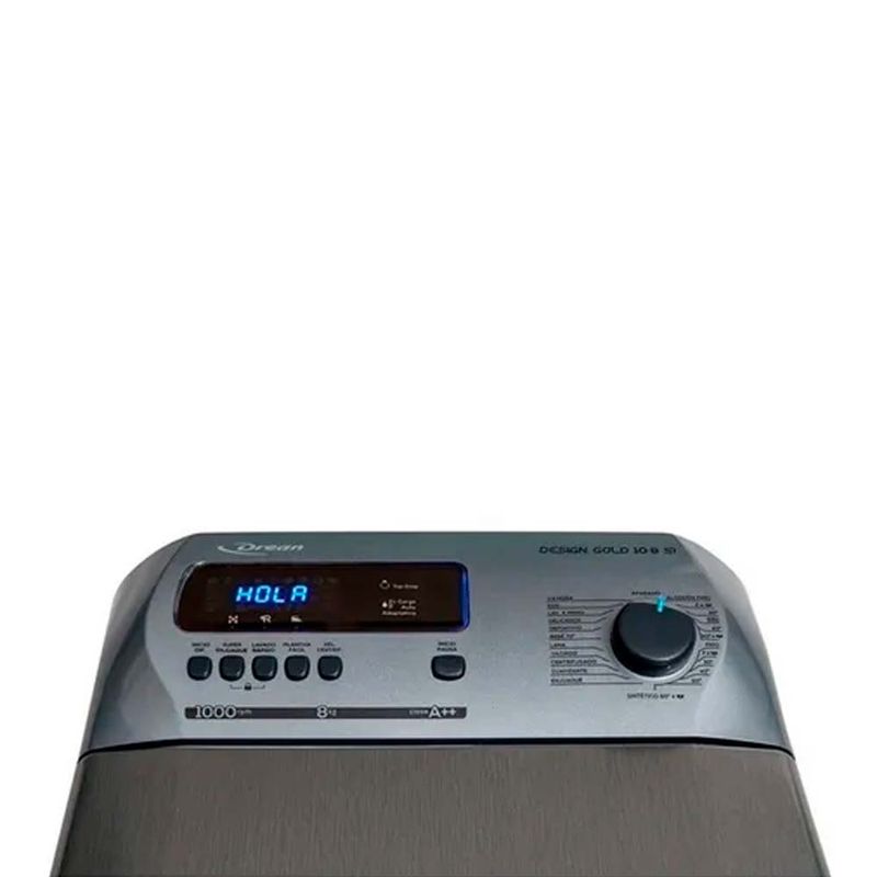 LAVARROPAS-DREAN-108-DESING-GOLD-SIMIL-INOXIDABLE-8KG