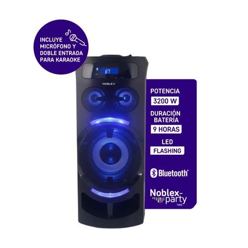 Parlante Noblex Mnt290p Bluetooth/usb 100v/240v