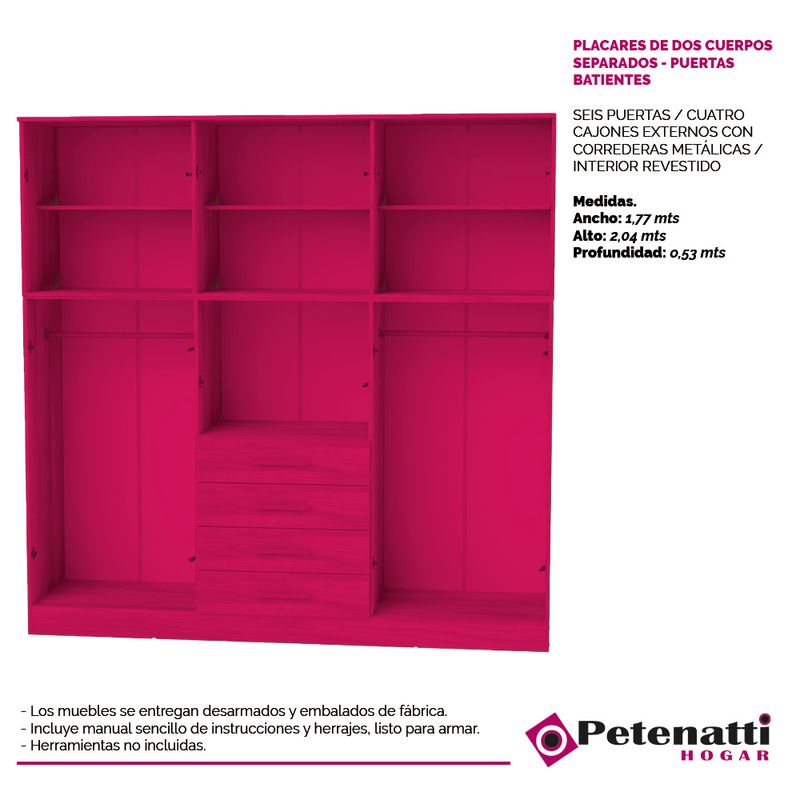 PLACARD-ORLANDI-133-6-PUERTAS-4-CAJONES-PREMIUM-JACARANDA