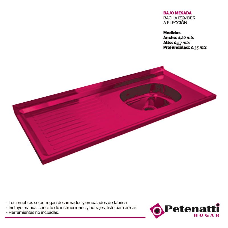 MESADA-ORLANDI-35-REVERSIBLE-PARA-BAJO-160-M-ACERO