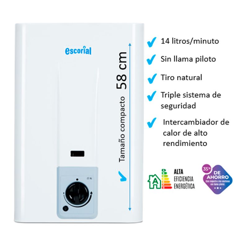 CALEFON-ESCORIAL-CE-14LBN-14L-GN