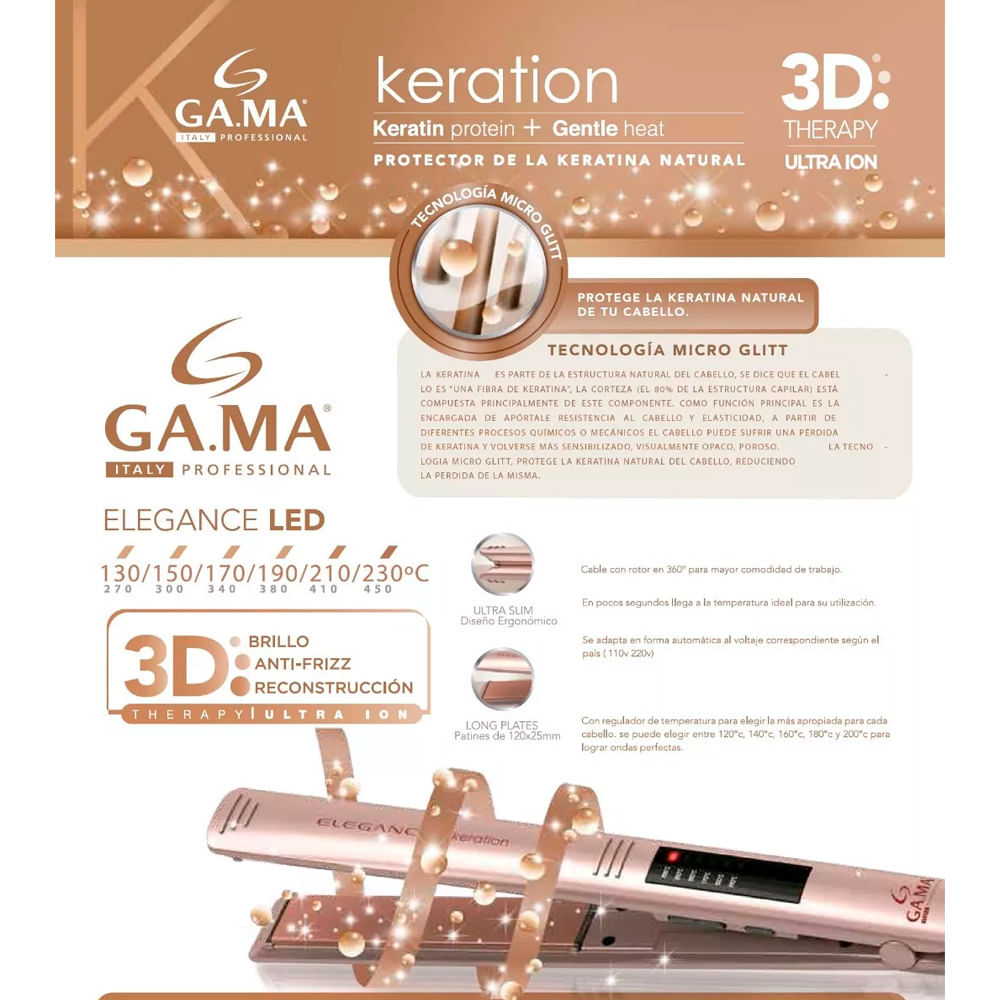 Planchita Gama Elegance Led Keration