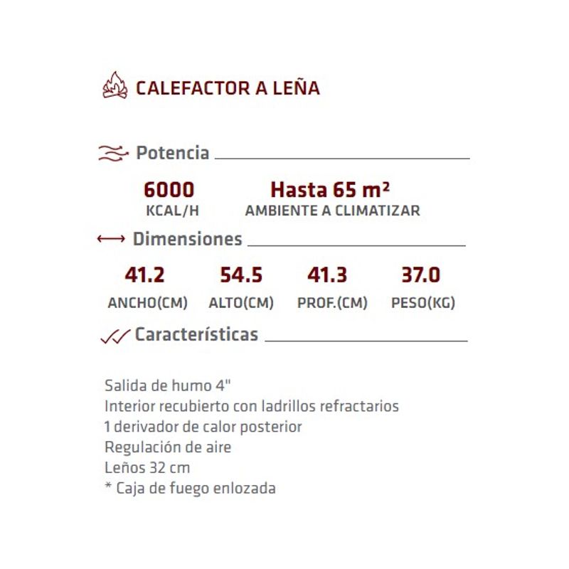 CALEFACTOR-TROMEN-AUSTRAL-6000--NEW