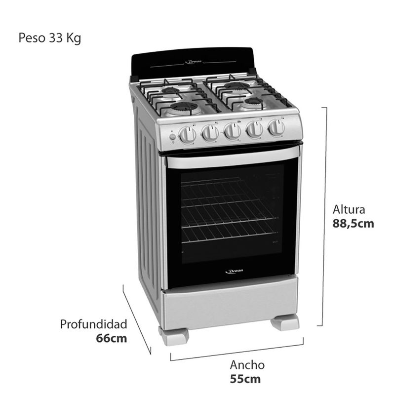 COCINA-DREAN-CD5502AI-LU-ENC-INOX