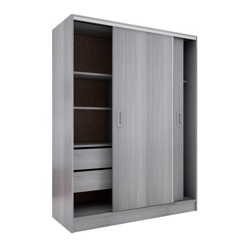 Placard Orlandi 3162 Suave Puertas Corredizas Jacaranda