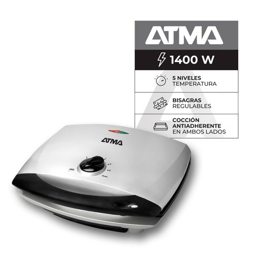 Grill Electrico Atma Doble Tapa  Pg4720e