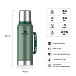 TERMO-STANLEY-CLASSIC-950-ML-VERDE-C-MANIJA
