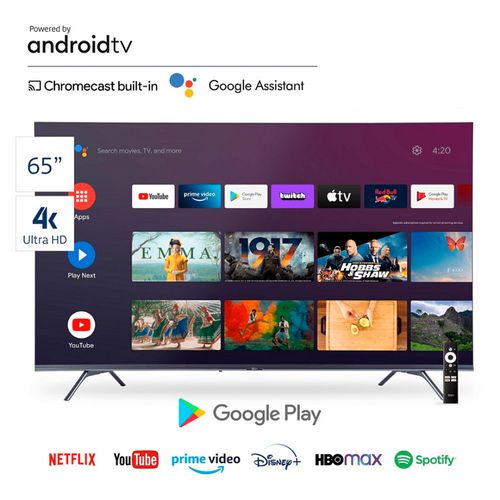 Smart Tv Bgh 65' B6522us6a 4k Led Uhd  Android