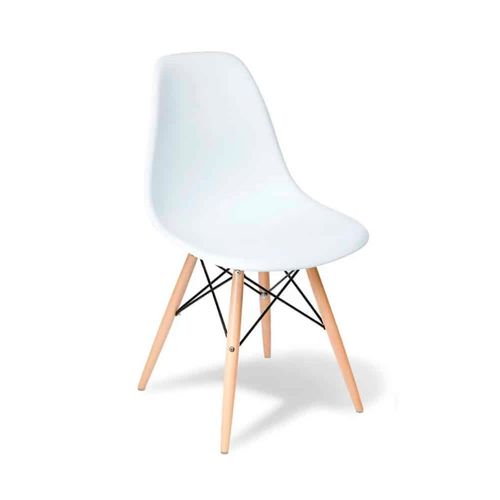 Silla Avelino 10000 Eames Plast Blanca