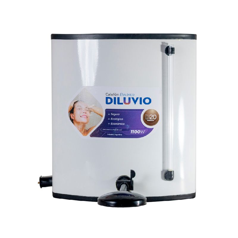 CALEFON-ELECT-INDELPLAS-DILUVIO-1-12-16-MAX-WHITE-20Lts