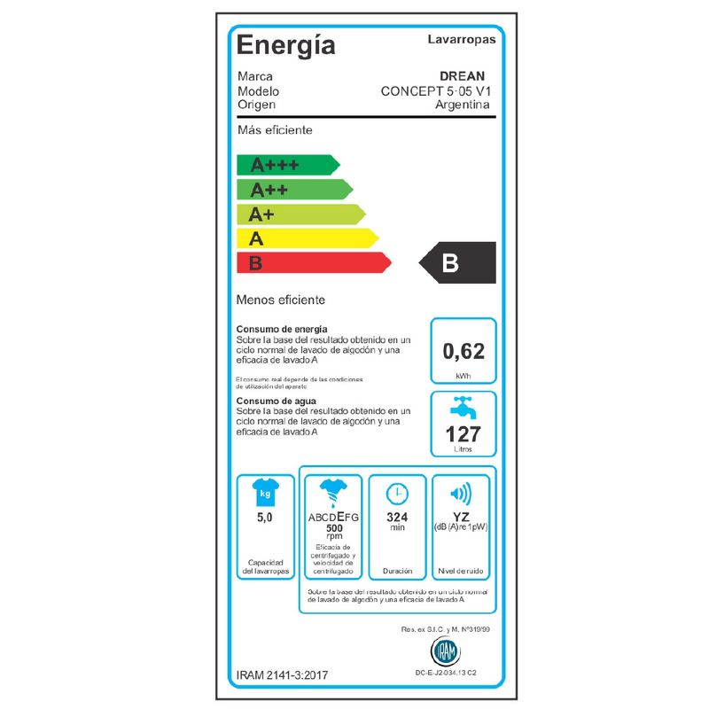 LAVARROPAS-DREAN-CONCEPT-505-V1-5KG