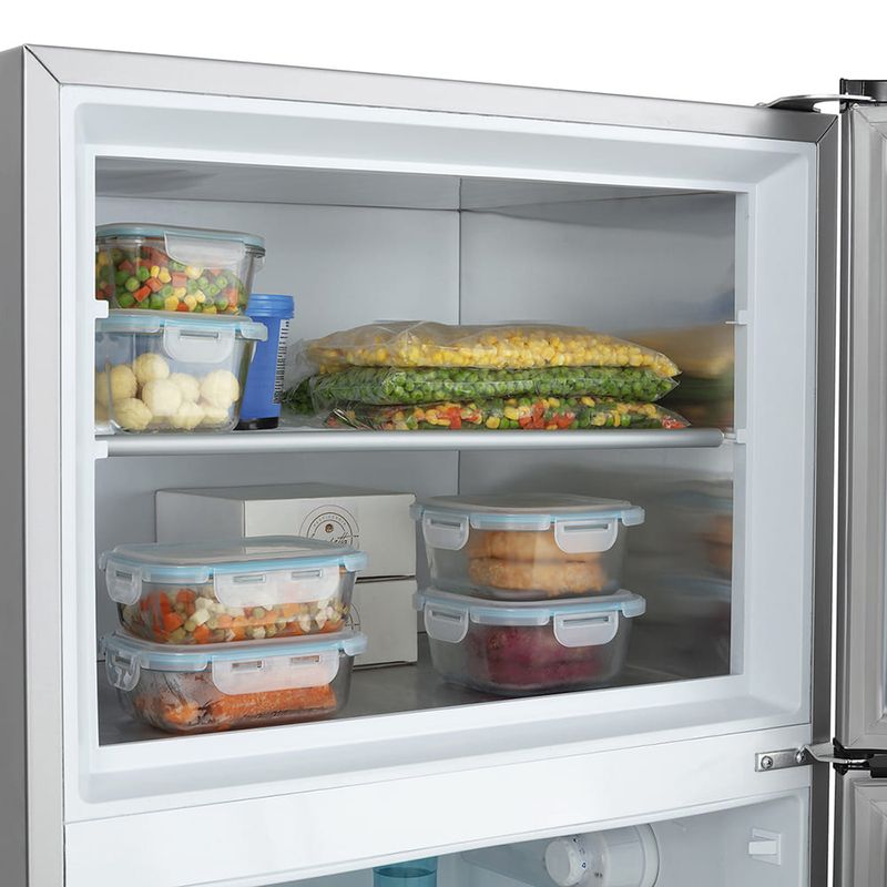 HELADERA-DREAN-HDR370F11S-DISPENSER-SILVER-364L