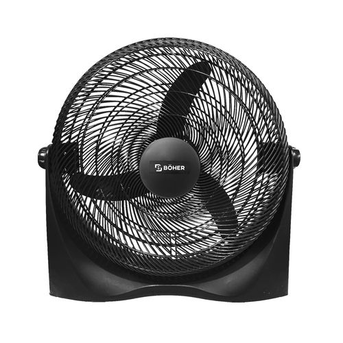Vent. Turbo Boher 20' Botf20n Negro 2en1 Redondo